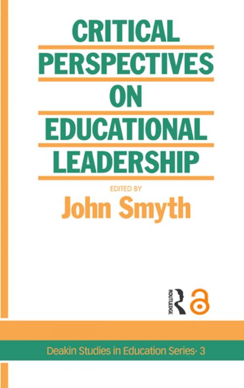 Cover of the book Critical Perspectives On Educational Leadership by , Taylor and Francis