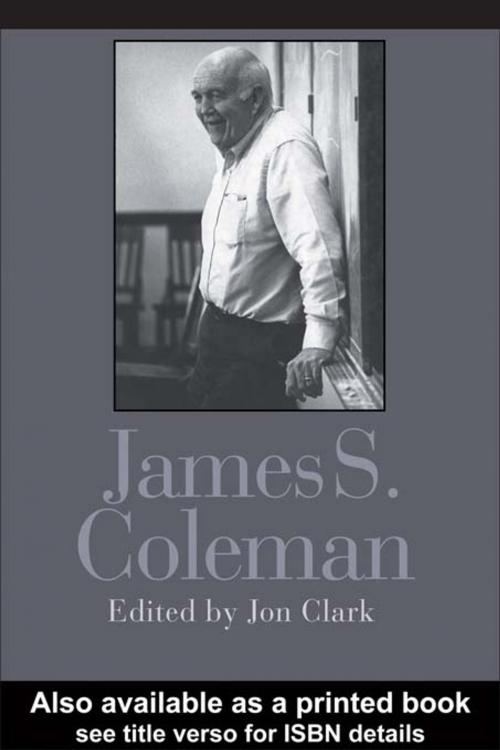 Cover of the book James S. Coleman by , Taylor and Francis