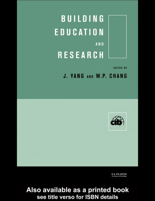 Cover of the book Building Education and Research by , CRC Press