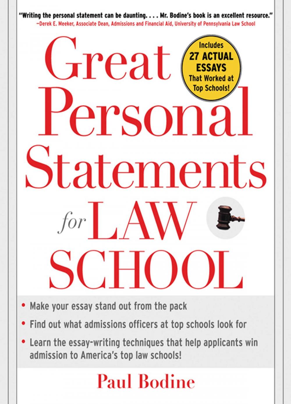 Big bigCover of Great Personal Statements for Law School