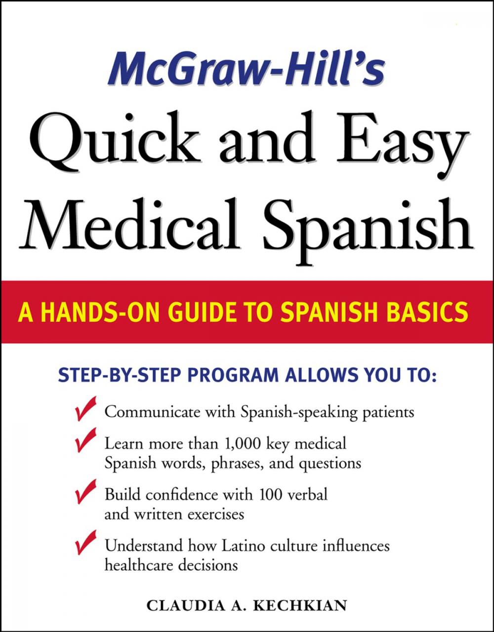 Big bigCover of McGraw-Hill's Quick and Easy Medical Spanish