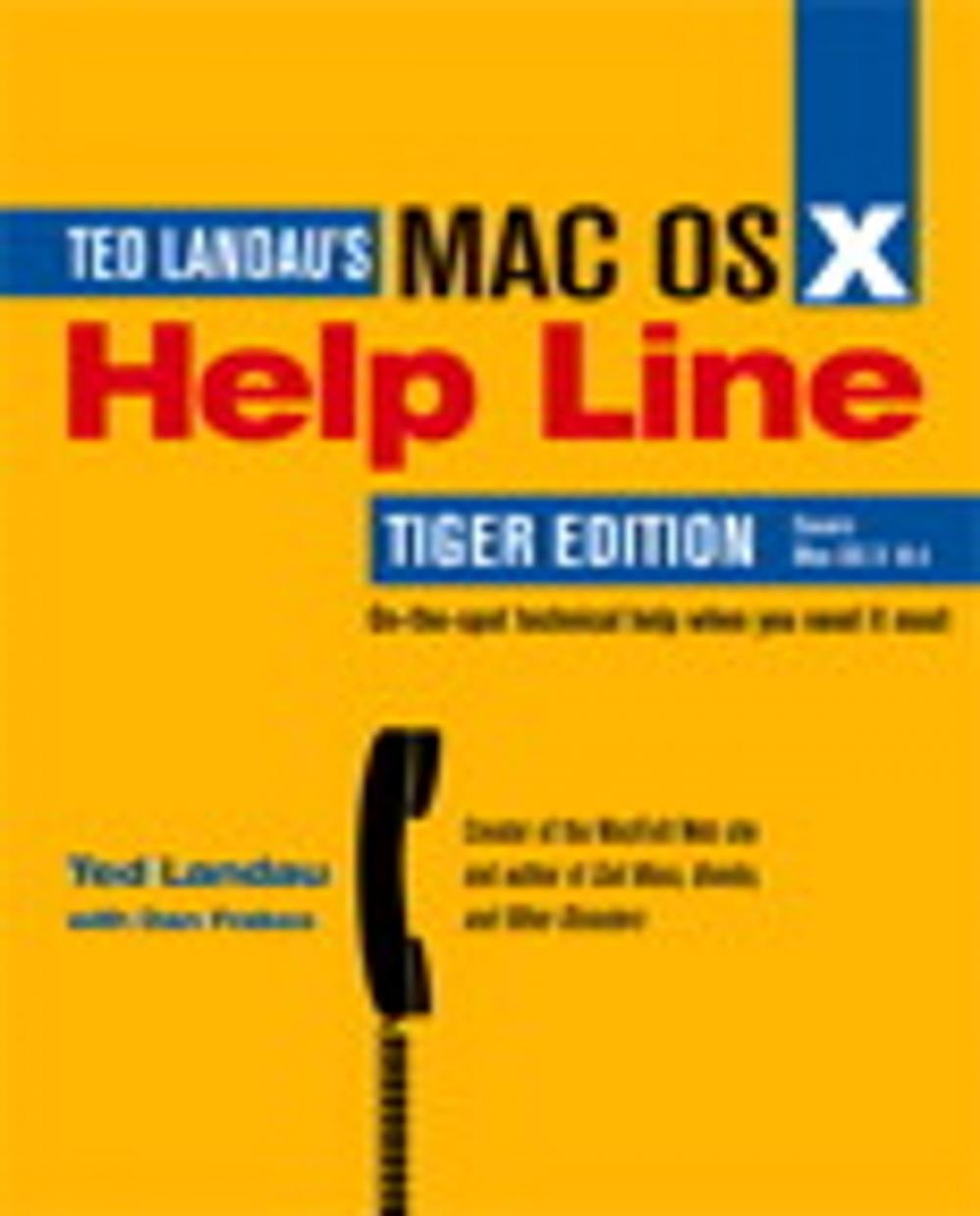 Big bigCover of Mac OS X Help Line, Tiger Edition