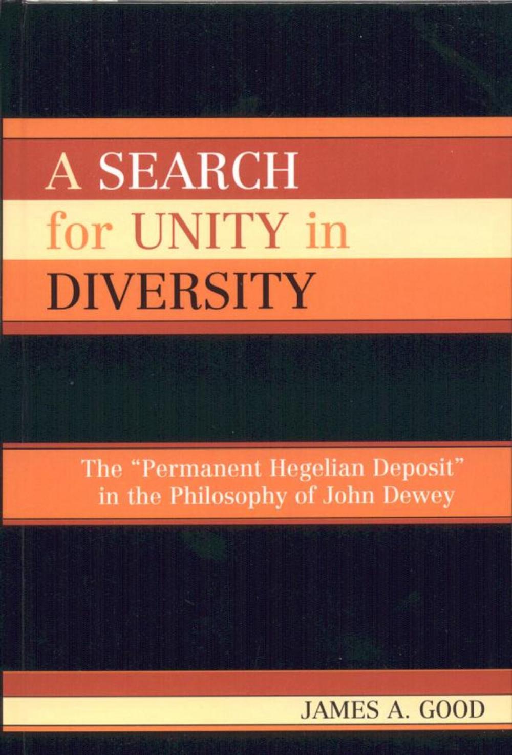 Big bigCover of A Search for Unity in Diversity