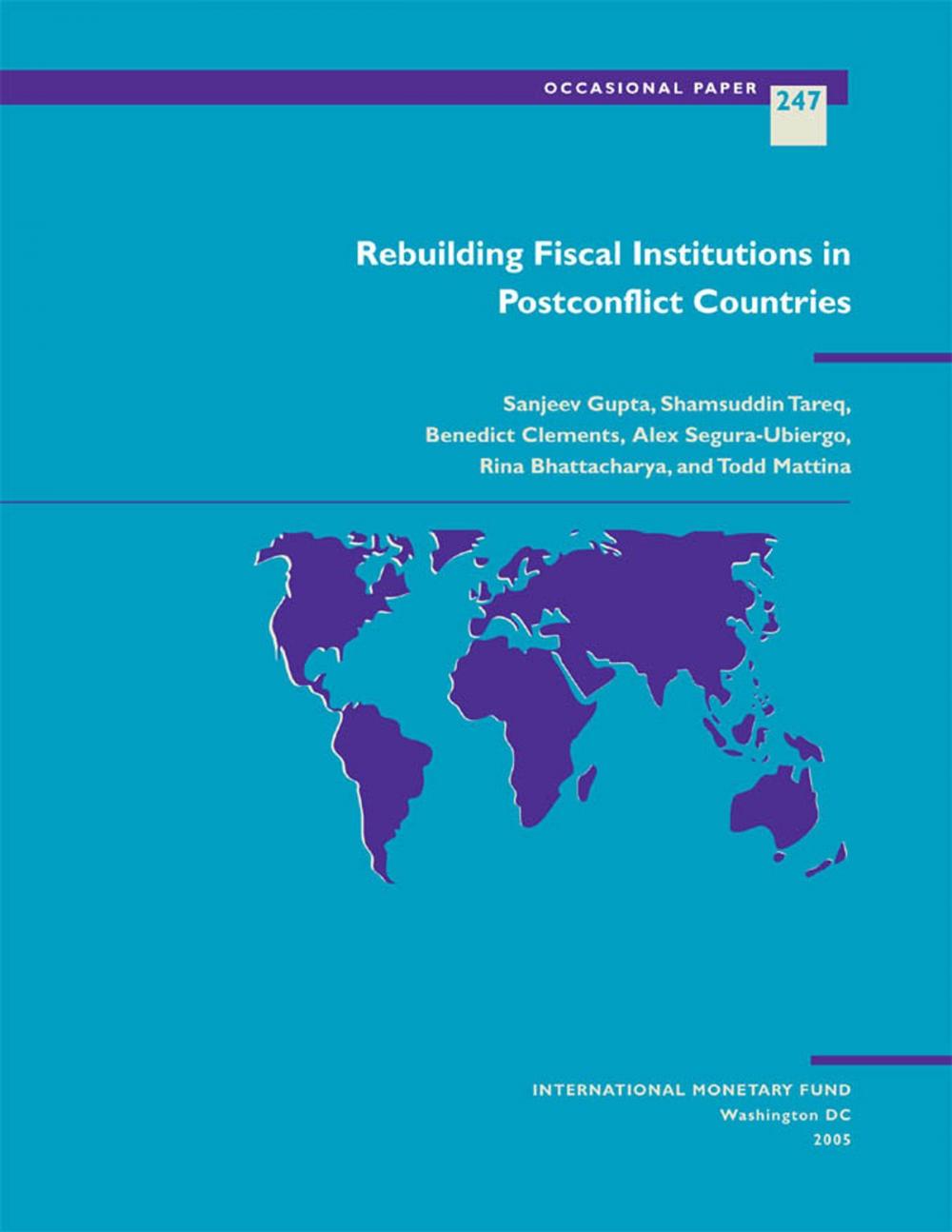 Big bigCover of Rebuilding Fiscal Institutions in Postconflict Countries