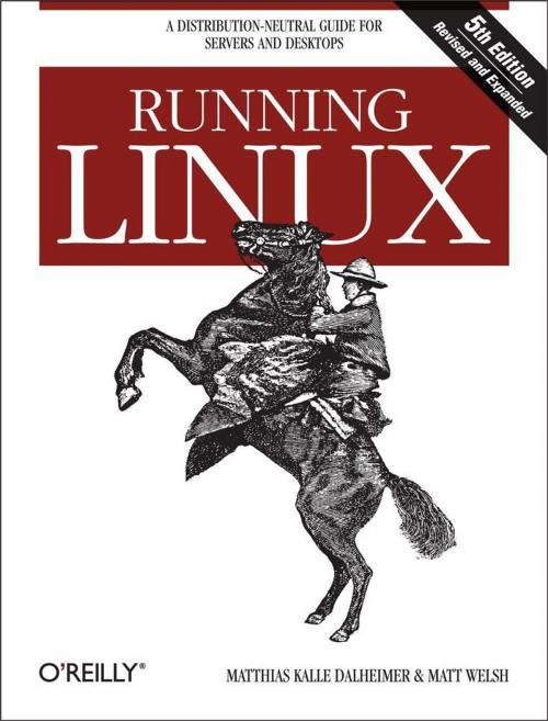 Cover of the book Running Linux by Matthias Kalle Dalheimer, Matt Welsh, O'Reilly Media