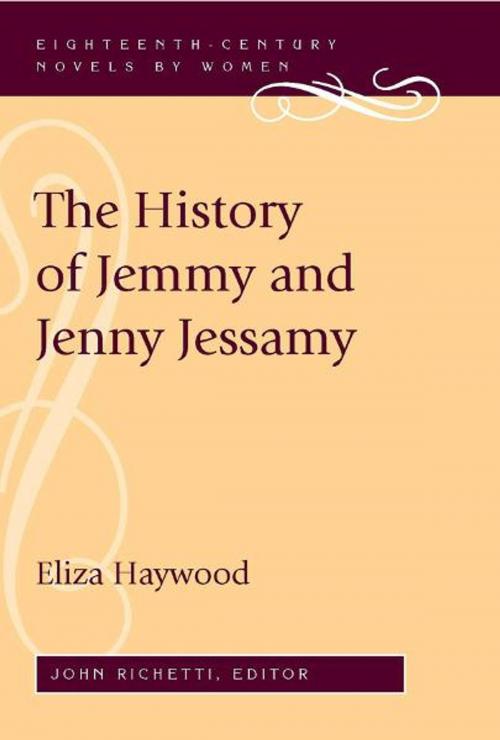 Cover of the book The History of Jemmy and Jenny Jessamy by Eliza Haywood, The University Press of Kentucky