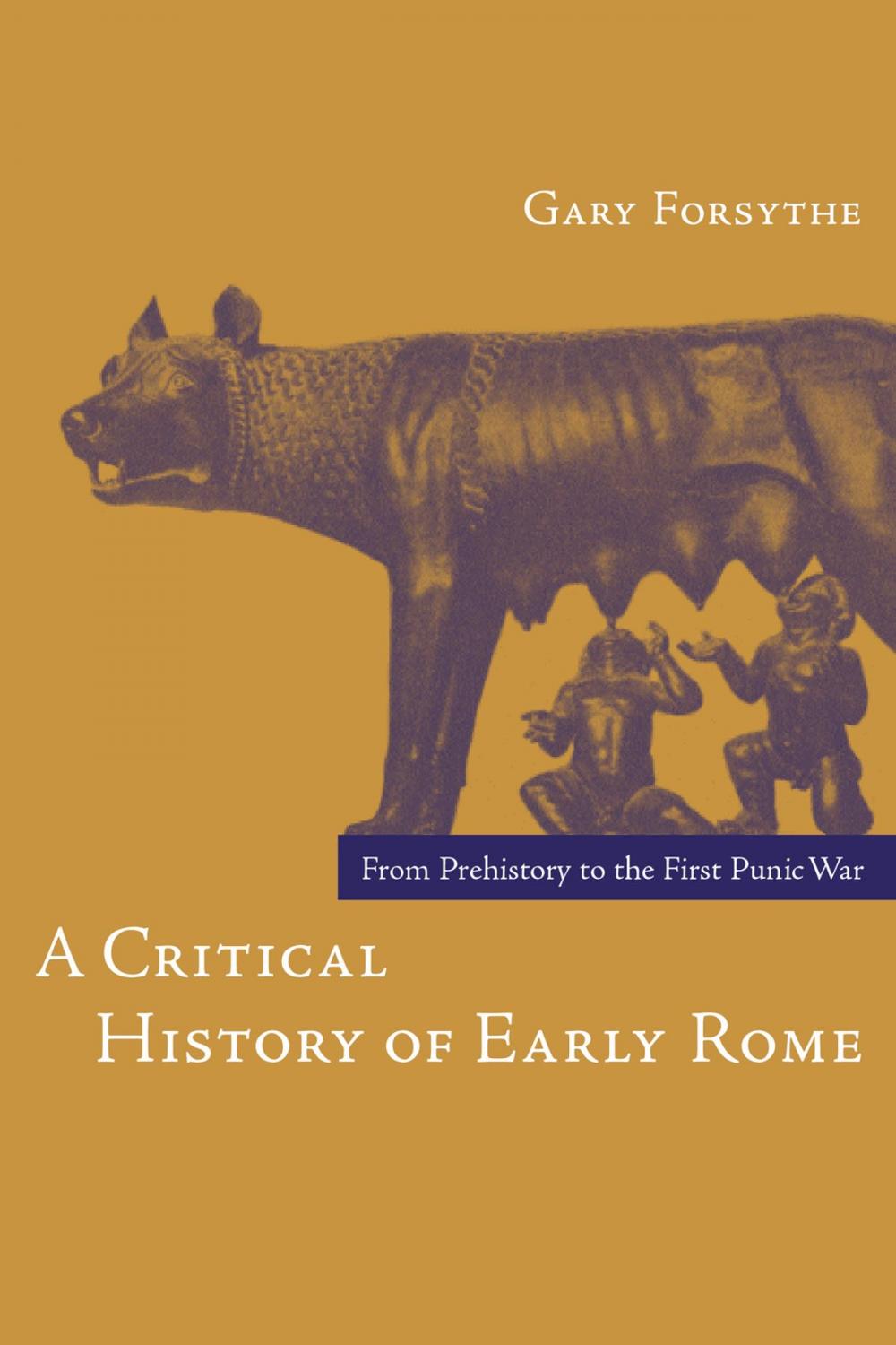 Big bigCover of A Critical History of Early Rome