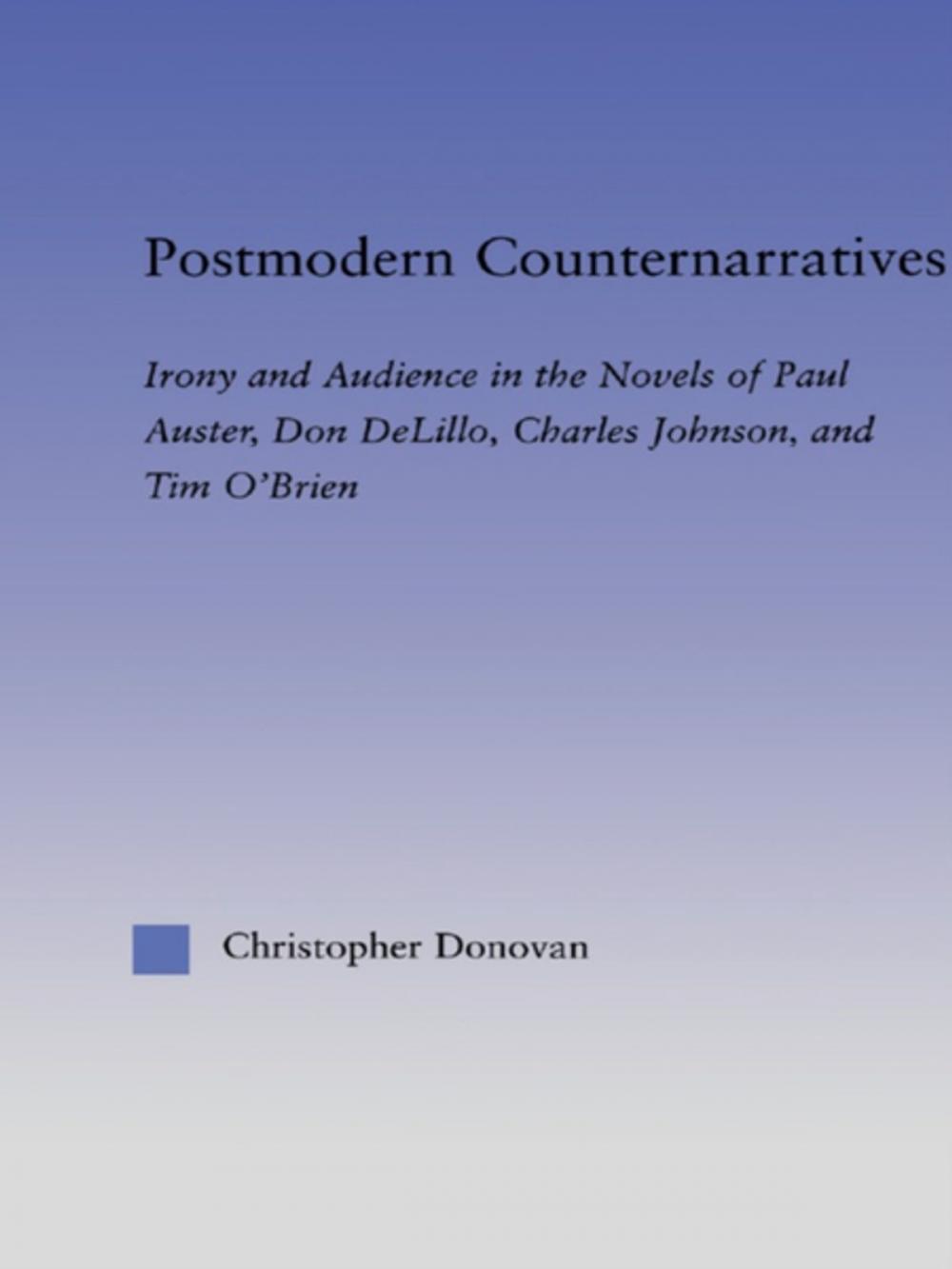 Big bigCover of Postmodern Counternarratives