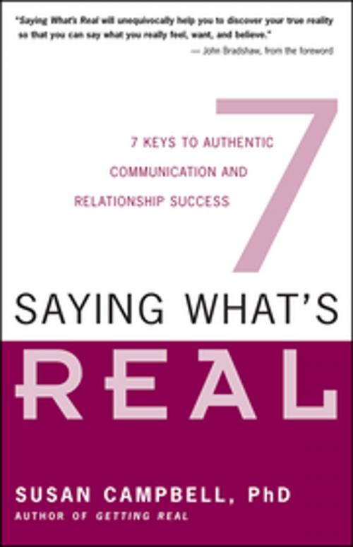 Cover of the book Saying What's Real by Susan Campbell, New World Library