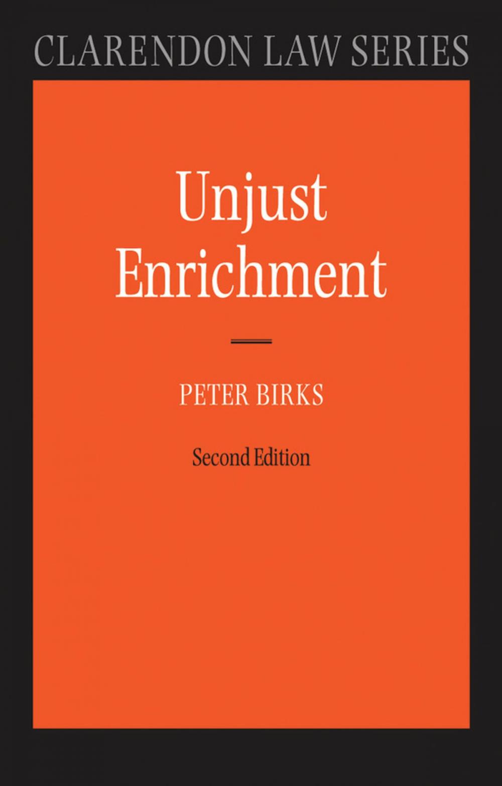 Big bigCover of Unjust Enrichment