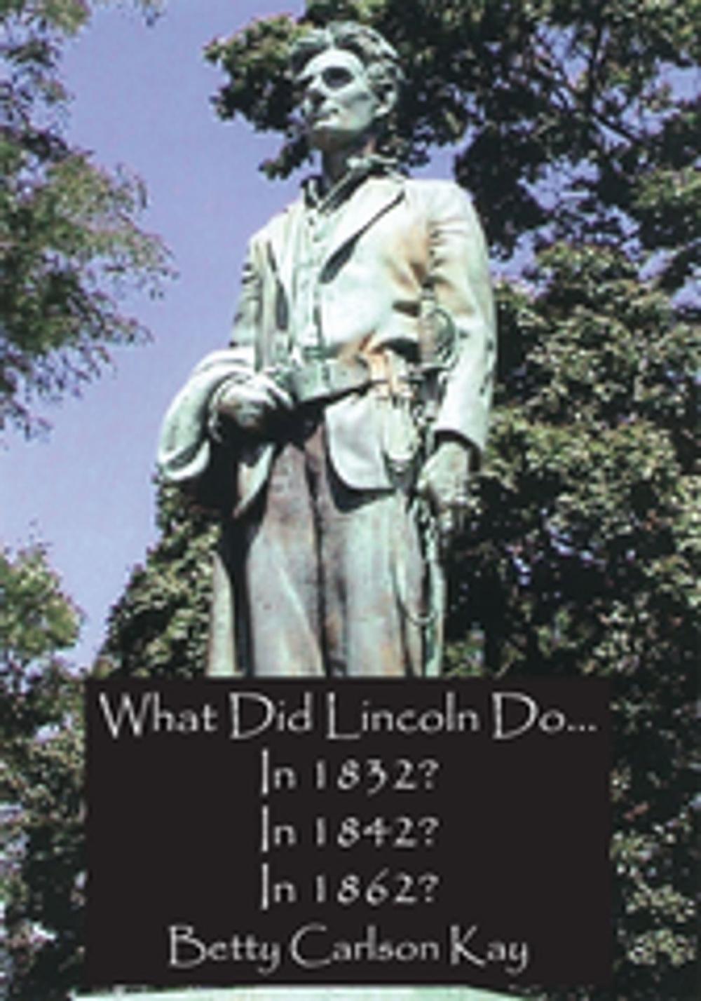 Big bigCover of What Did Lincoln Do... in 1832? in 1842? in 1862?