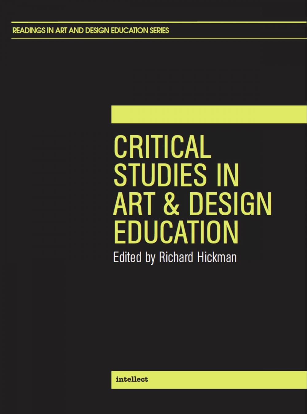 Big bigCover of Critical Studies in Art and Design Education