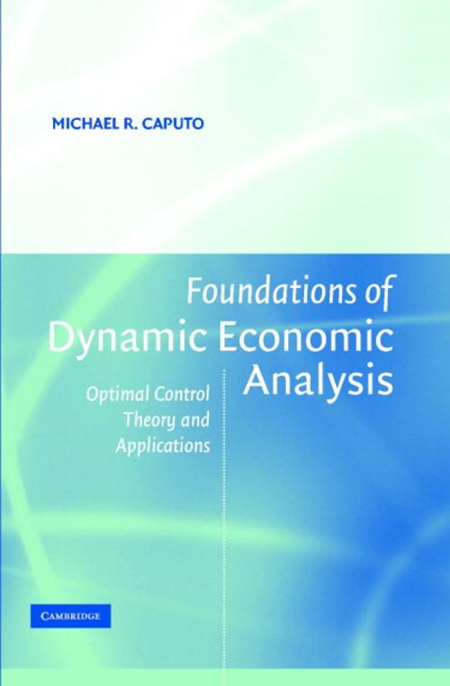 Cover of the book Foundations of Dynamic Economic Analysis by Michael R. Caputo, Cambridge University Press