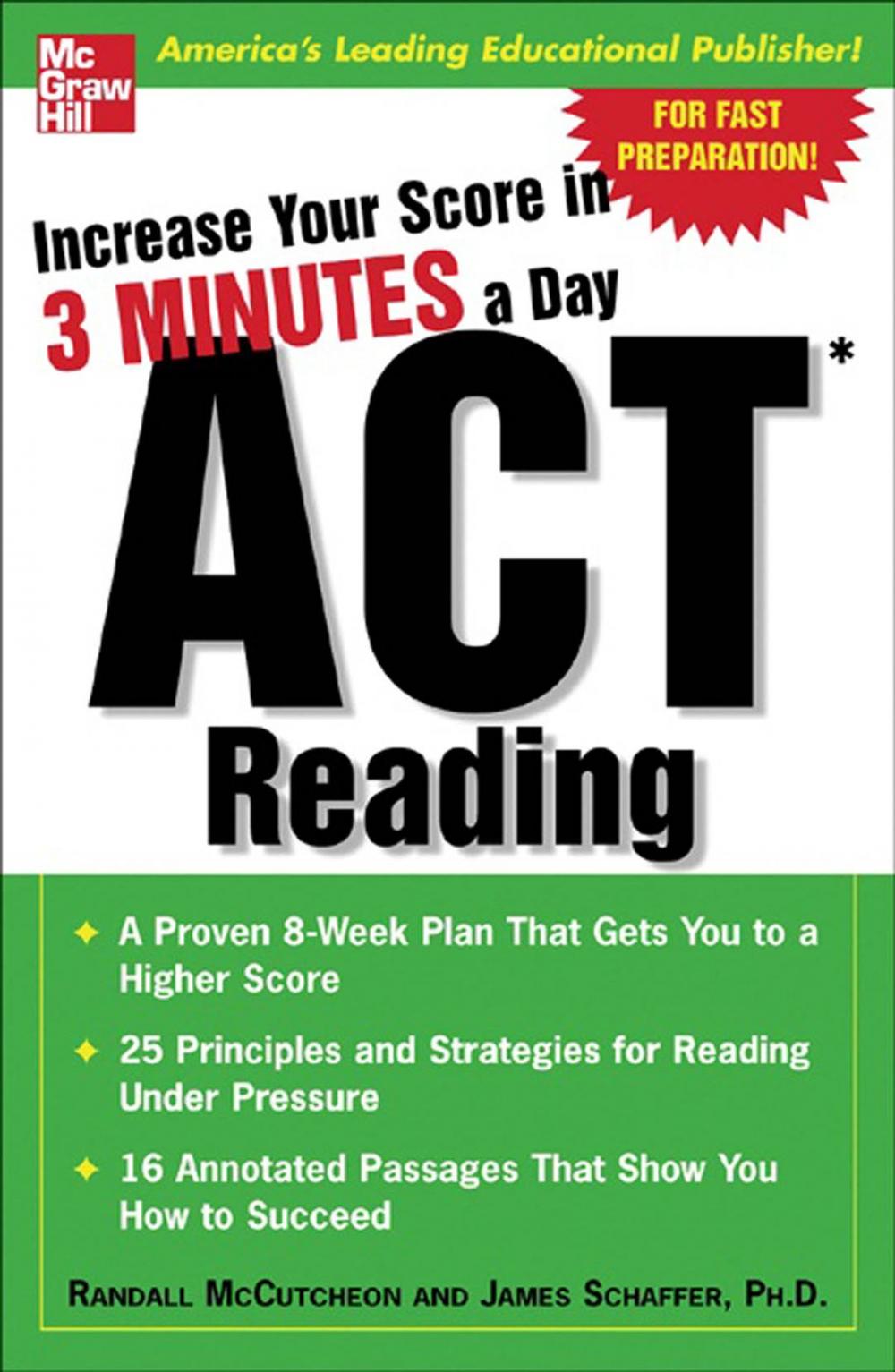 Big bigCover of Increase Your Score In 3 Minutes A Day: ACT Reading