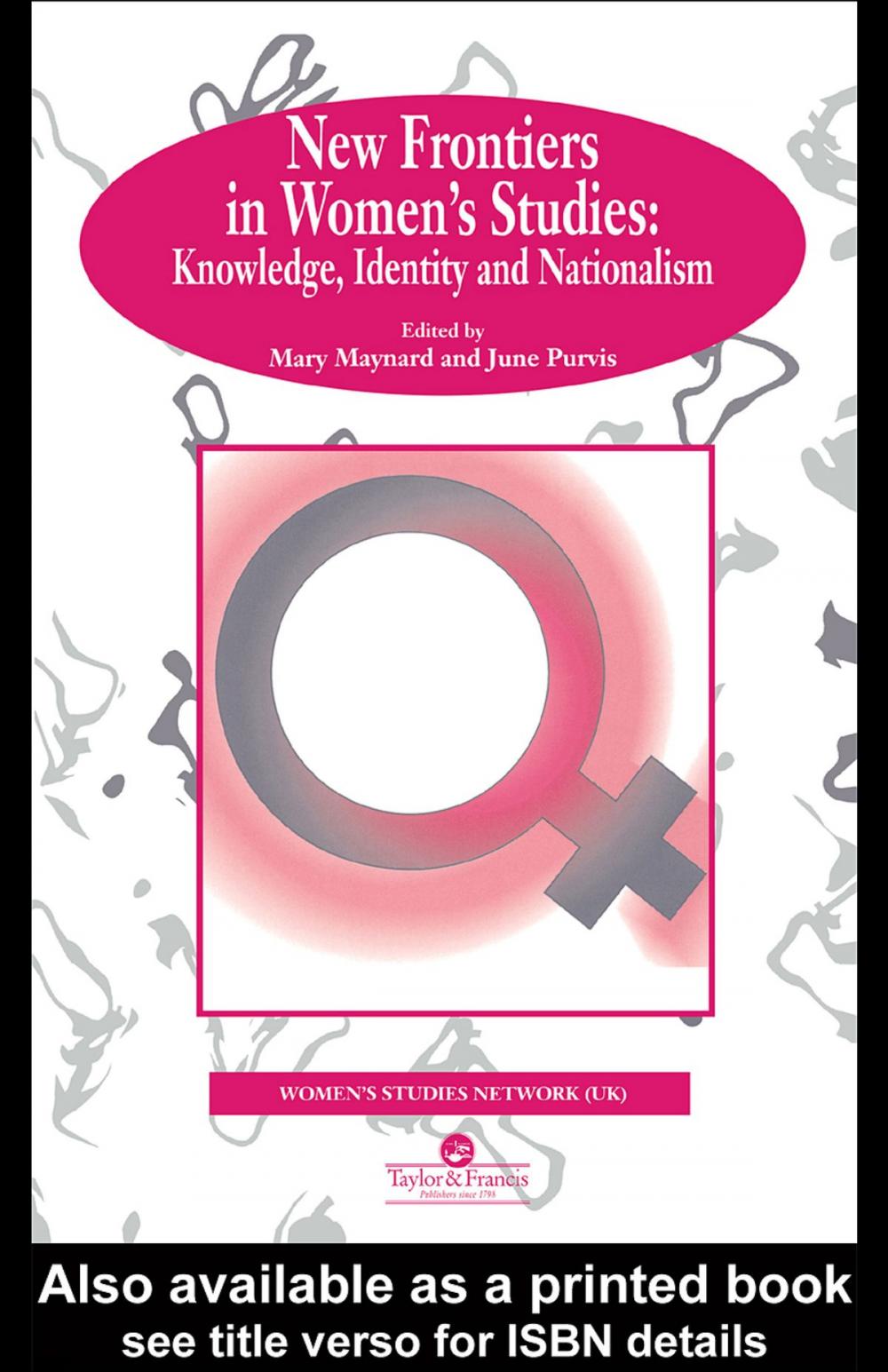 Big bigCover of New Frontiers In Women's Studies