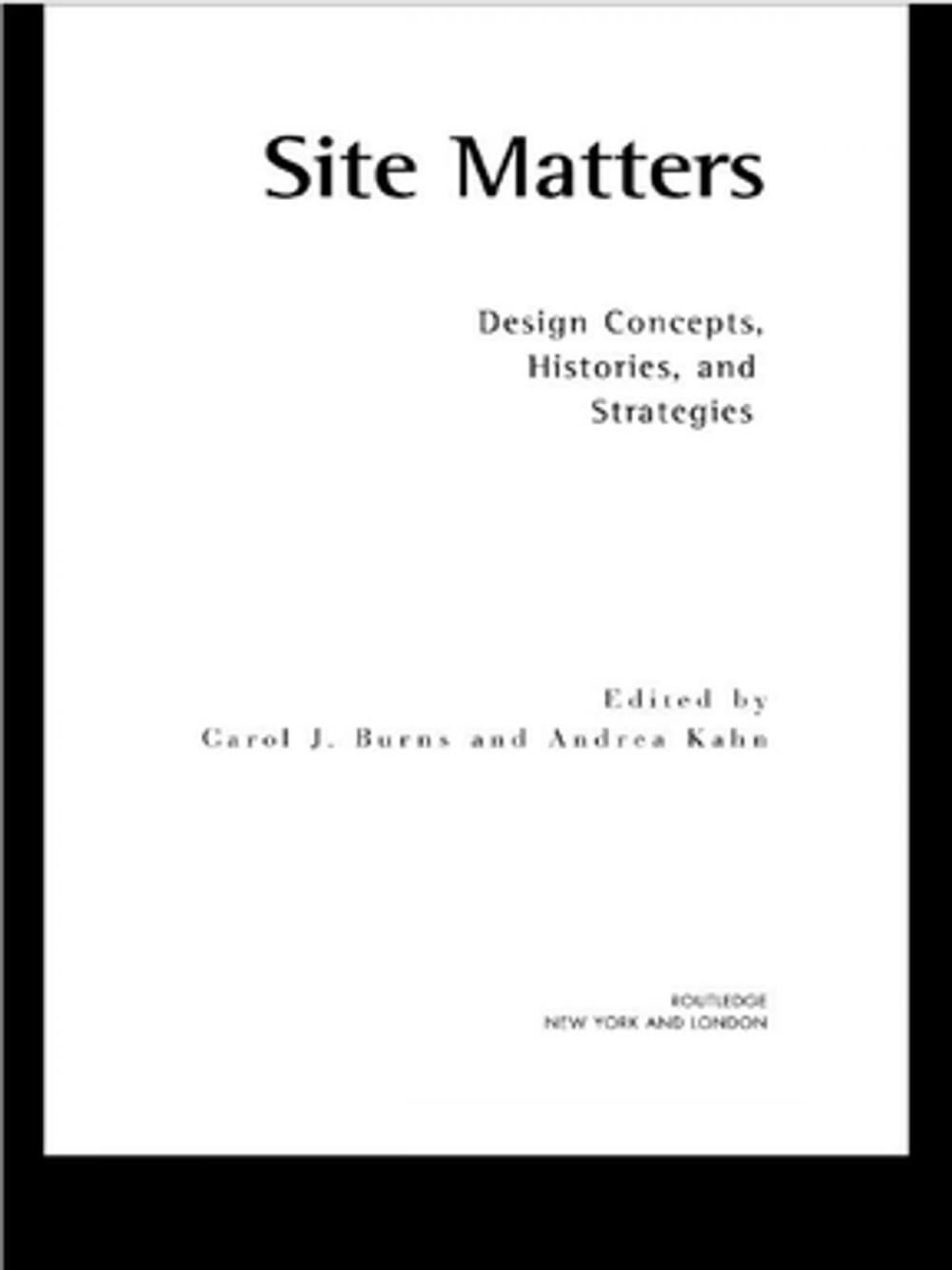 Big bigCover of Site Matters