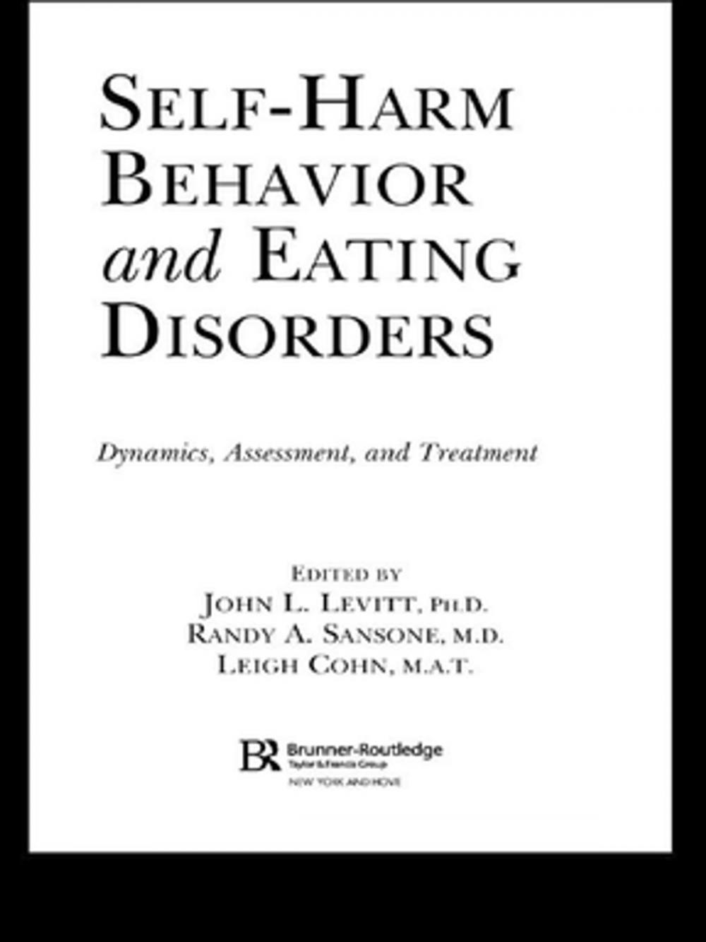 Big bigCover of Self-Harm Behavior and Eating Disorders