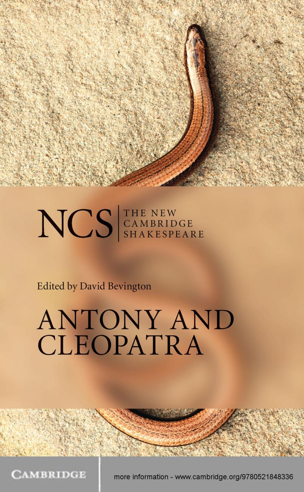 Big bigCover of Antony and Cleopatra