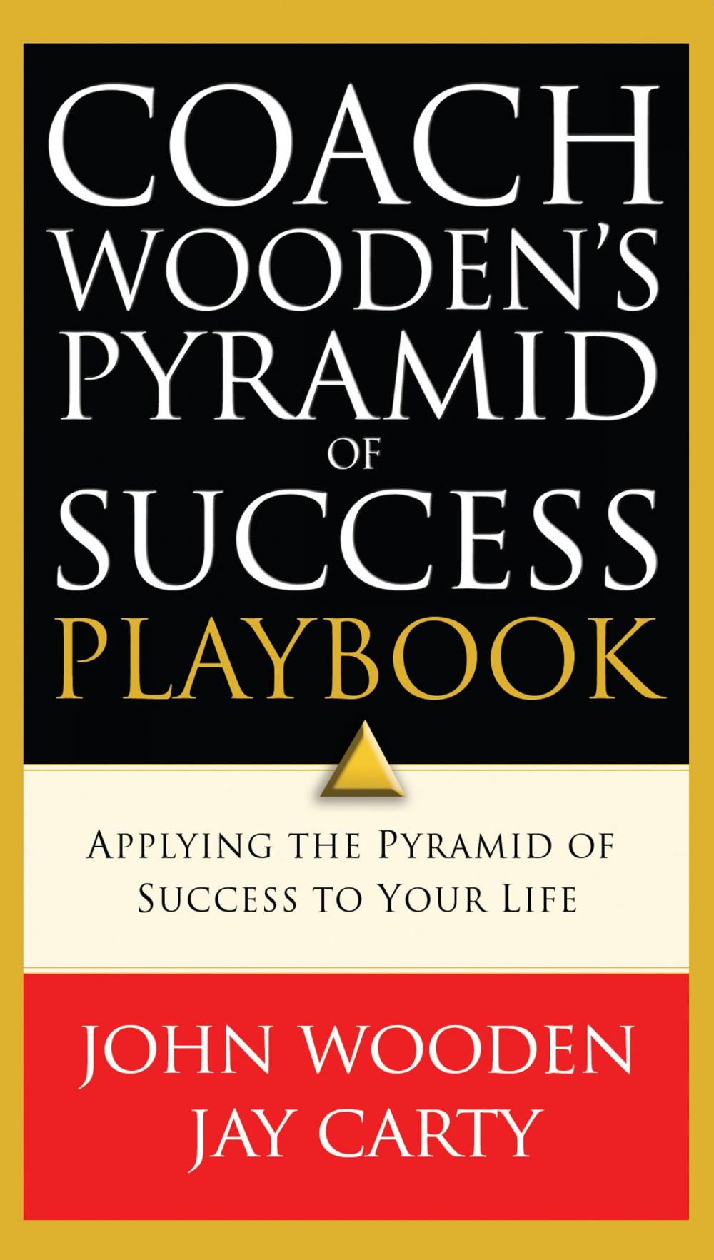 Big bigCover of Coach Wooden's Pyramid of Success Playbook