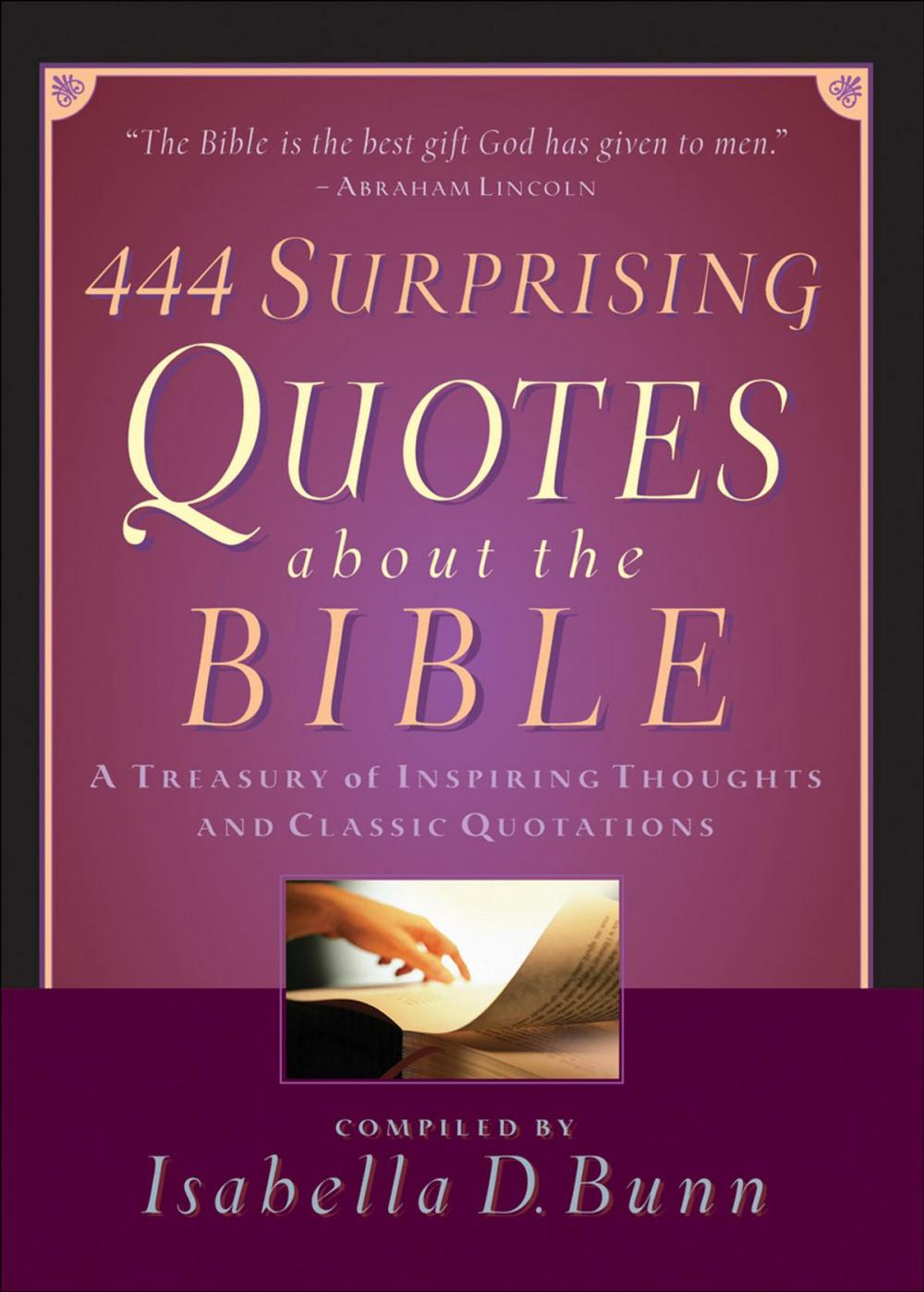 Big bigCover of 444 Surprising Quotes About the Bible