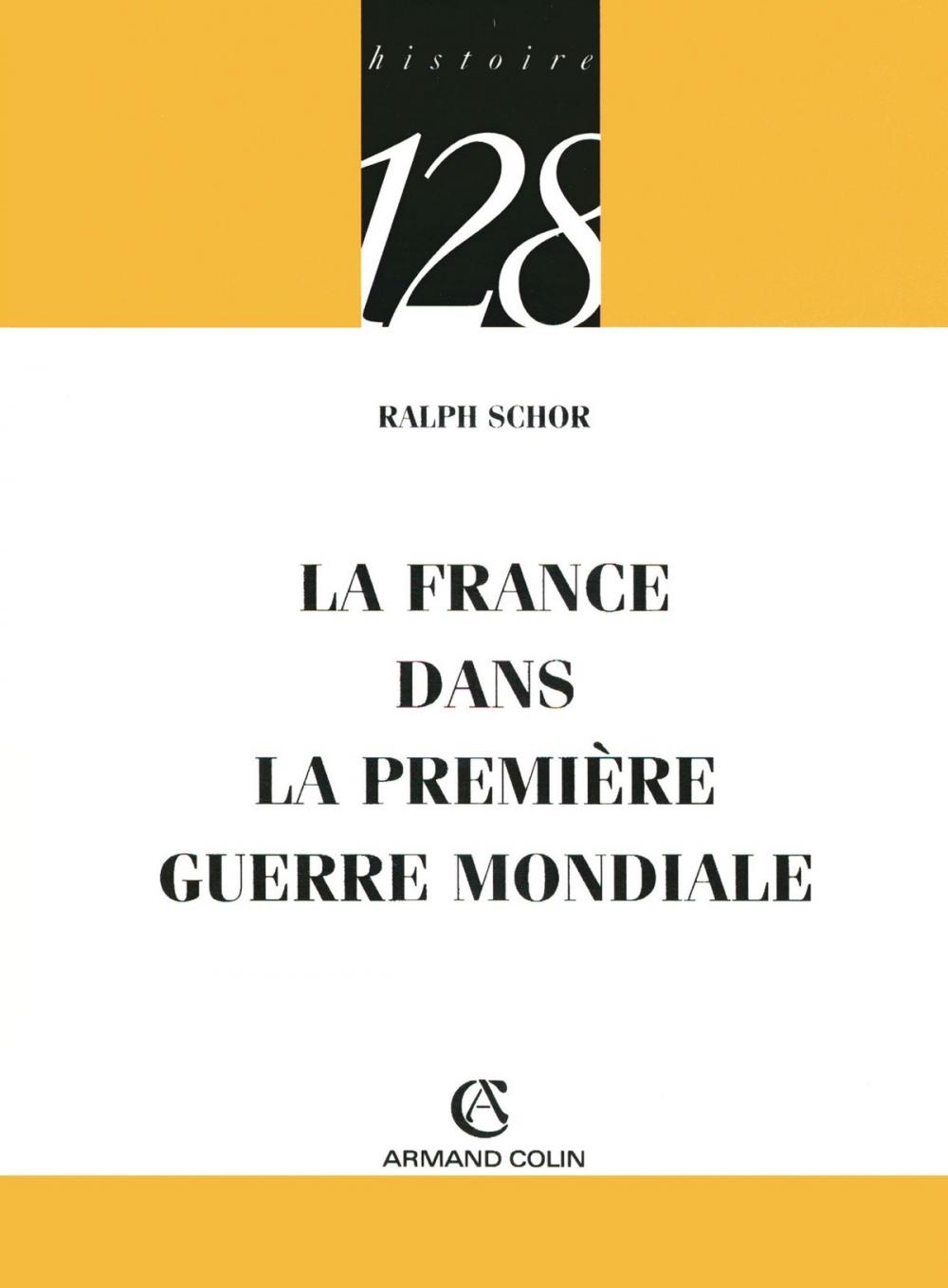 Big bigCover of La France dans la Première Guerre mondiale