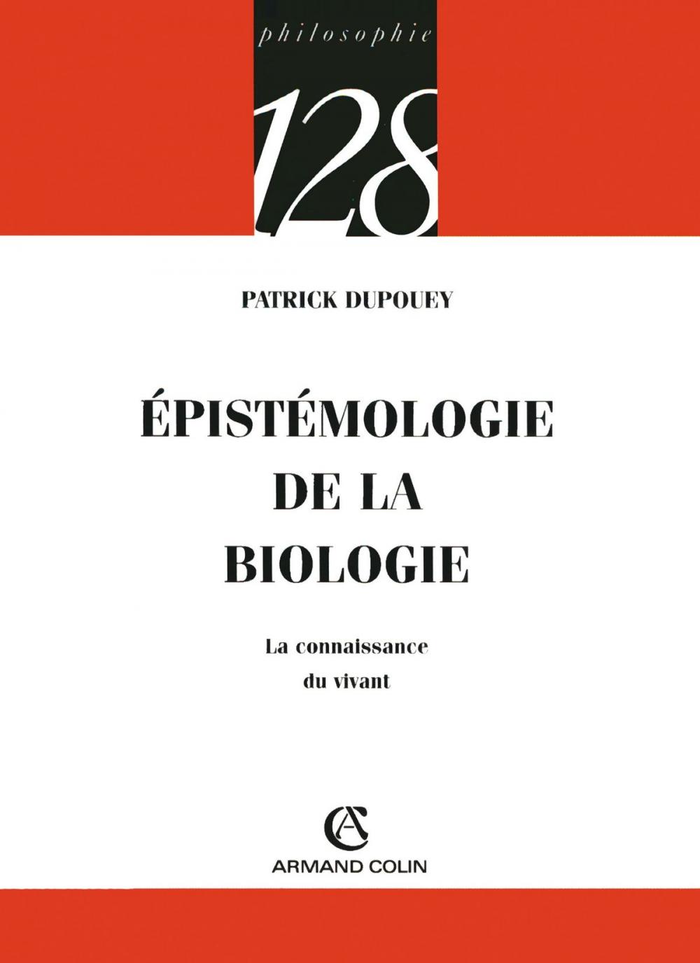 Big bigCover of Épistémologie de la biologie