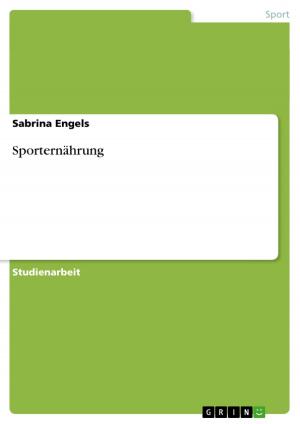 Cover of the book Sporternährung by David Hößel