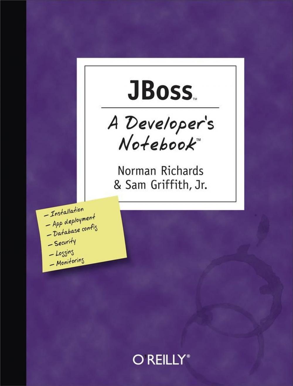 Big bigCover of JBoss: A Developer's Notebook