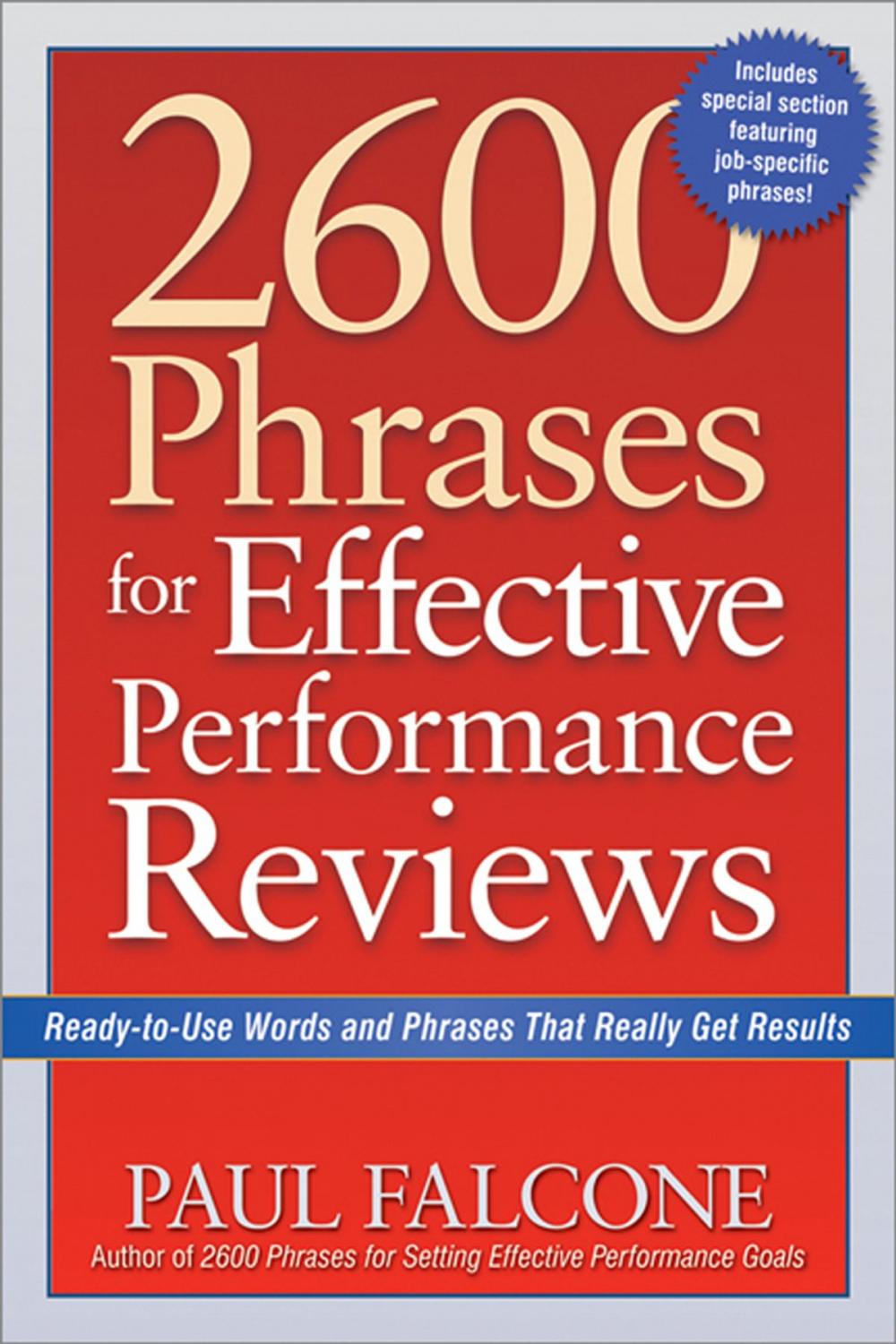 Big bigCover of 2600 Phrases for Effective Performance Reviews