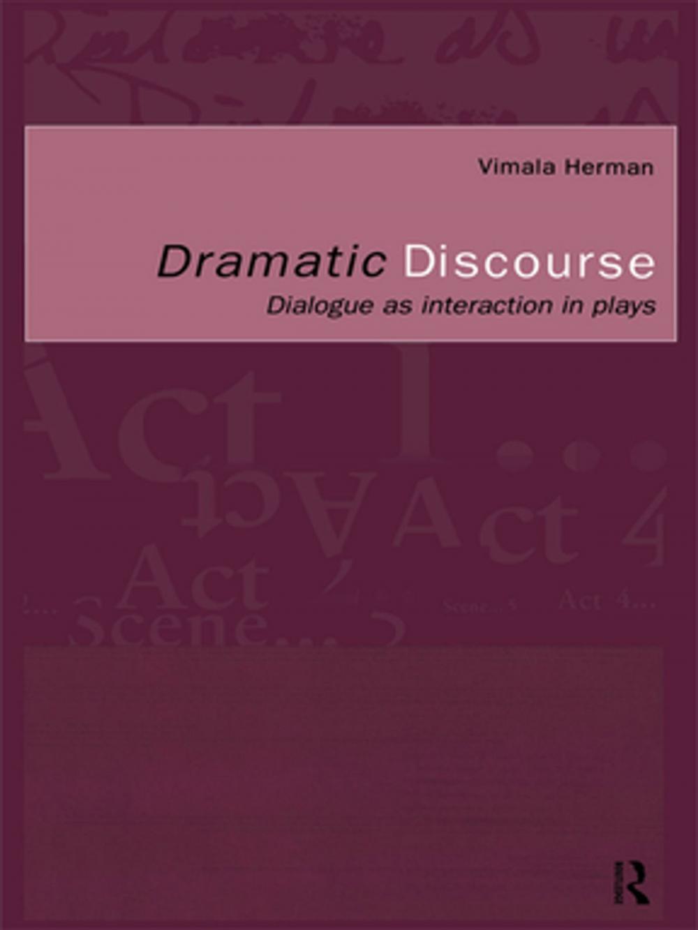 Big bigCover of Dramatic Discourse