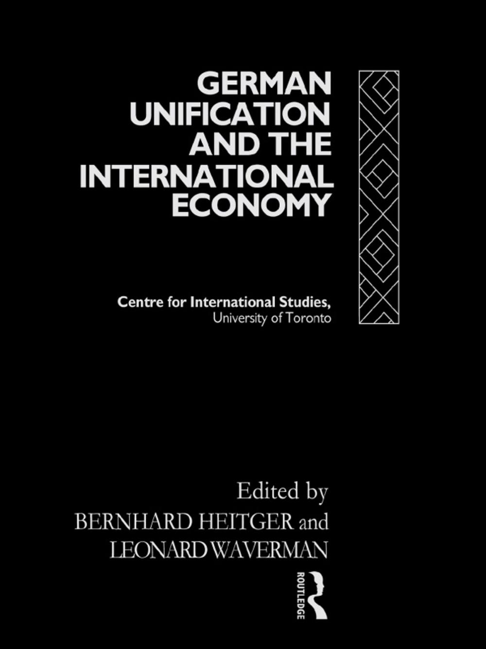 Big bigCover of German Unification and the International Economy