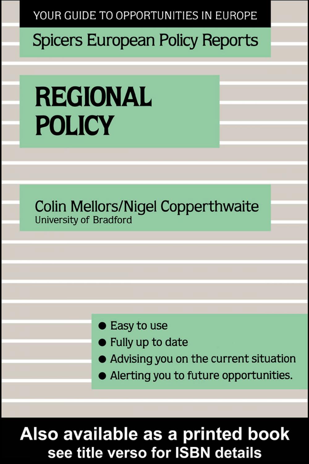 Big bigCover of Regional Policy