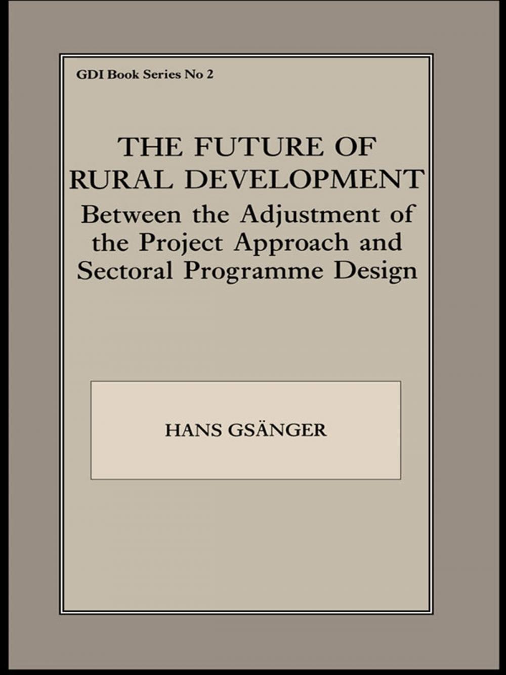 Big bigCover of The Future of Rural Development