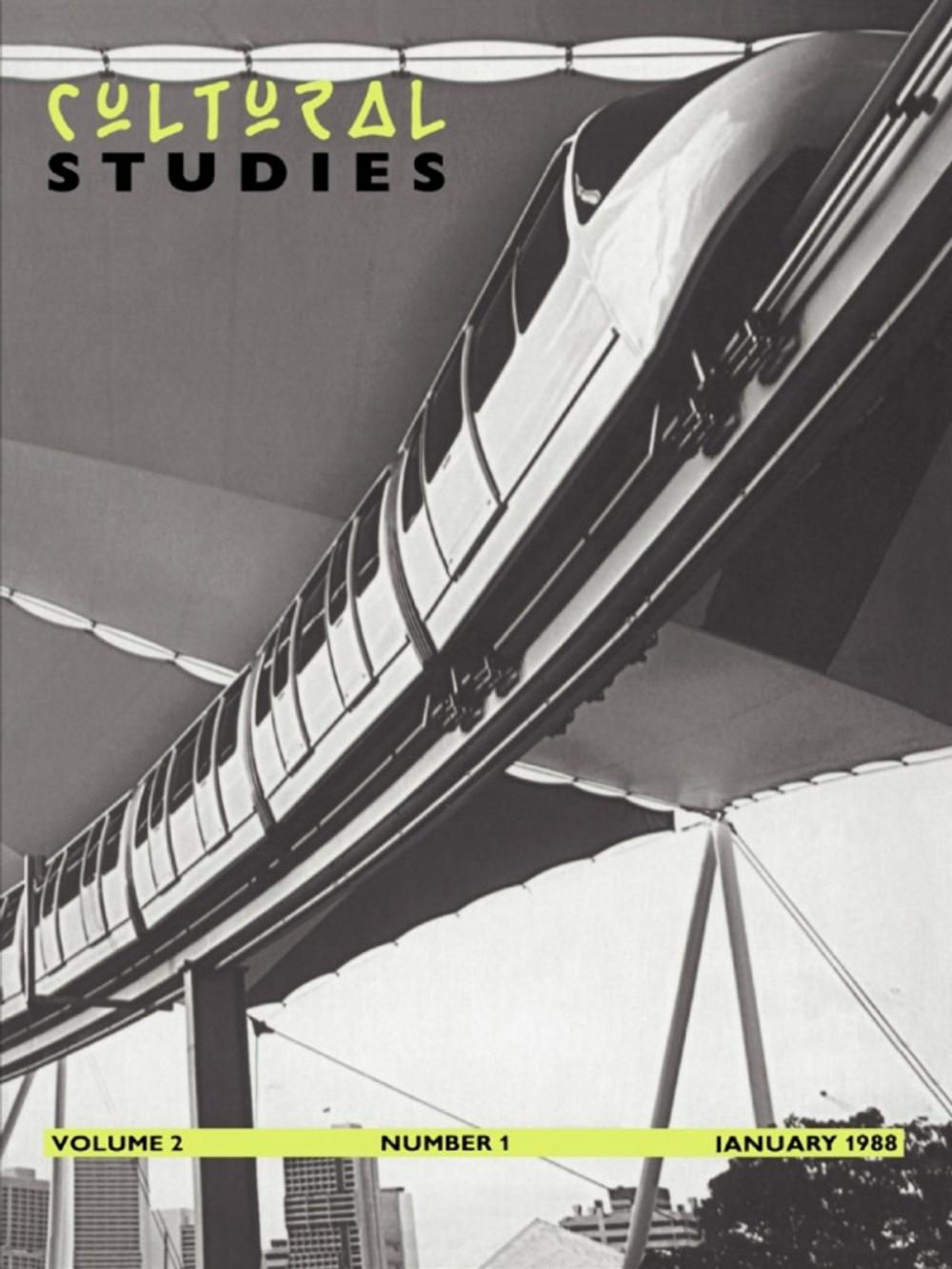 Big bigCover of Cultural Studies V2 Issue 1