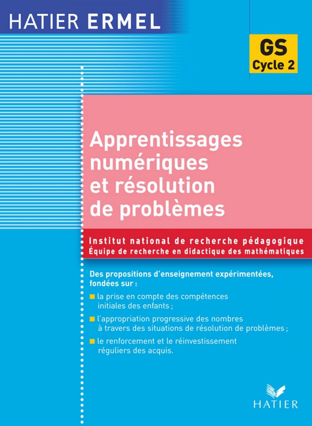 Big bigCover of Ermel - Apprentissages numériques et résolution de problèmes Grande Section