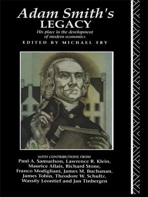 Cover of the book Adam Smith's Legacy by Geraldine Legendre