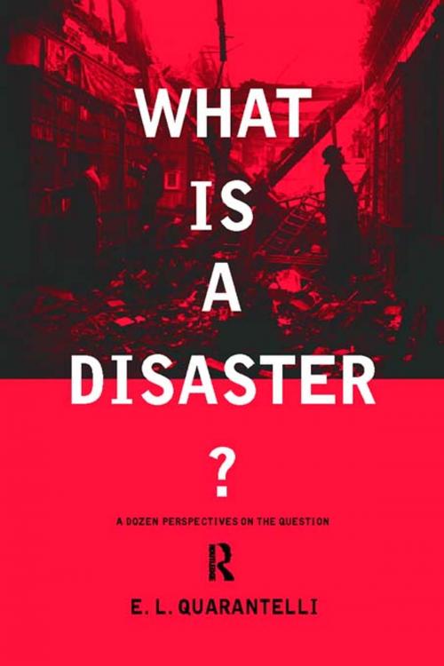 Cover of the book What is a Disaster? by , Taylor and Francis
