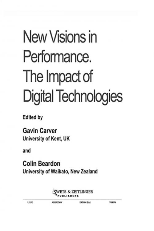 Cover of the book New Visions In Performance by Gavin Carver, Colin Beardon, Taylor and Francis