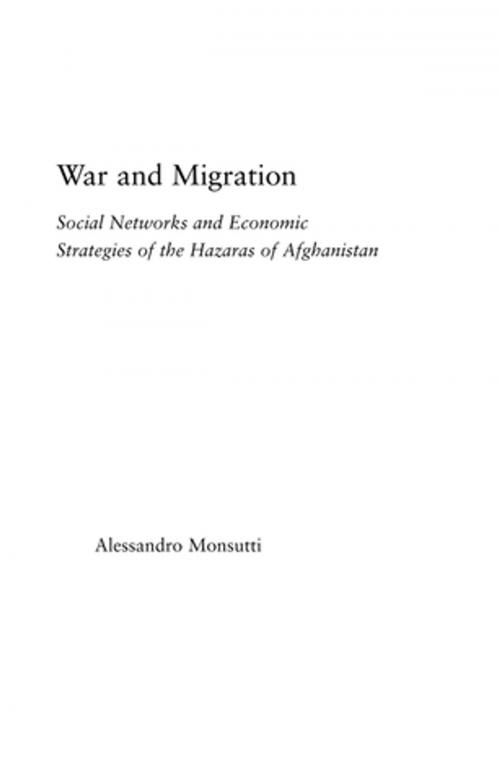 Cover of the book War and Migration by Alessandro Monsutti, Taylor and Francis