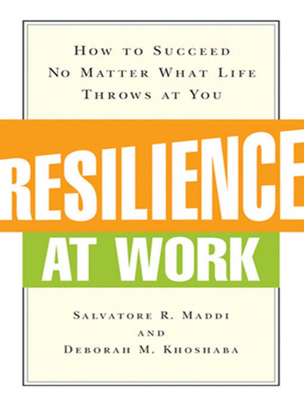 Big bigCover of Resilience at Work