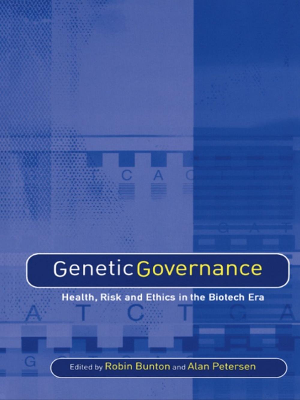 Big bigCover of Genetic Governance