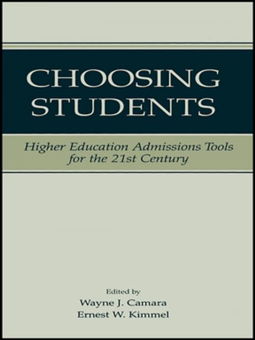 Cover of the book Choosing Students by , Taylor and Francis