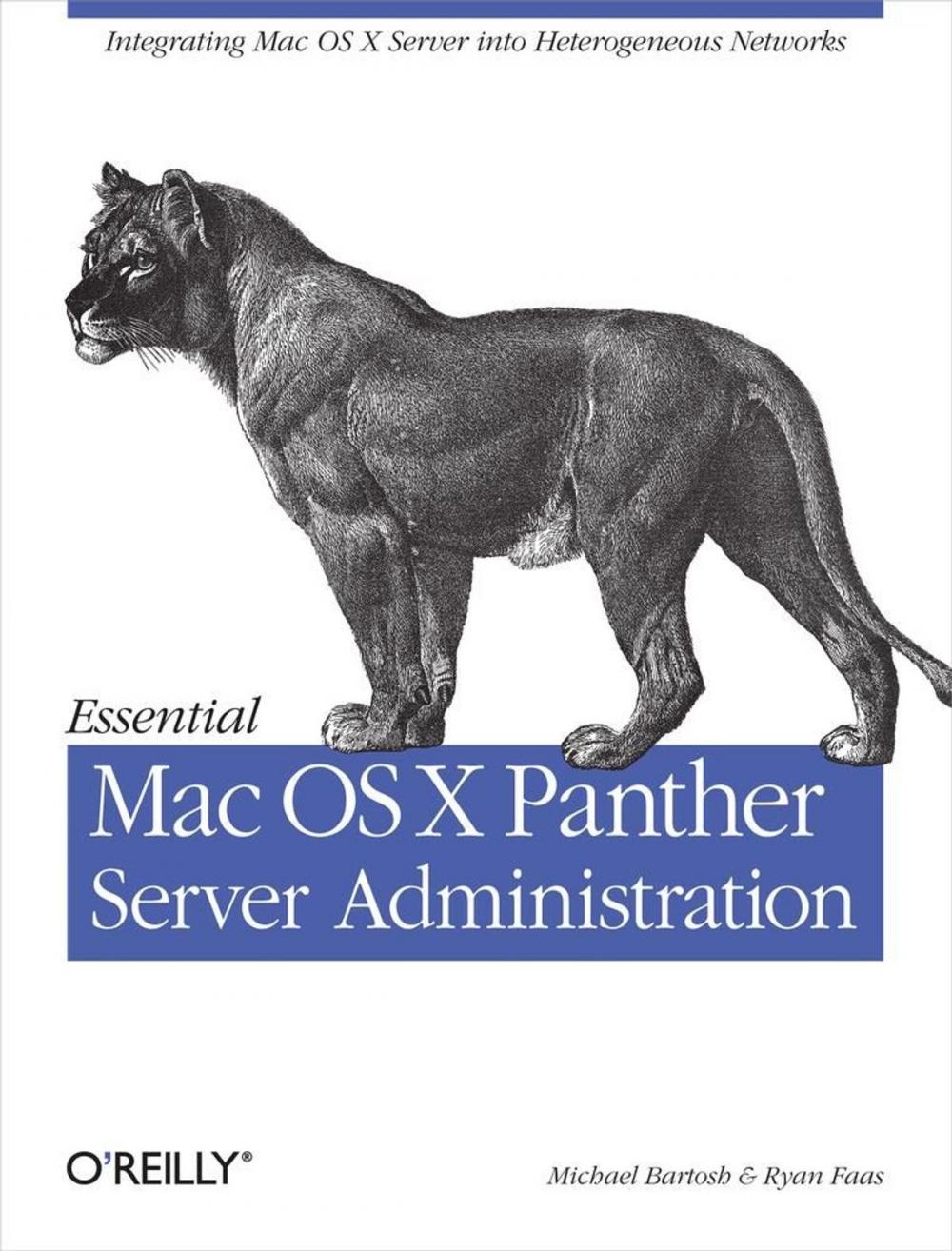 Big bigCover of Essential Mac OS X Panther Server Administration