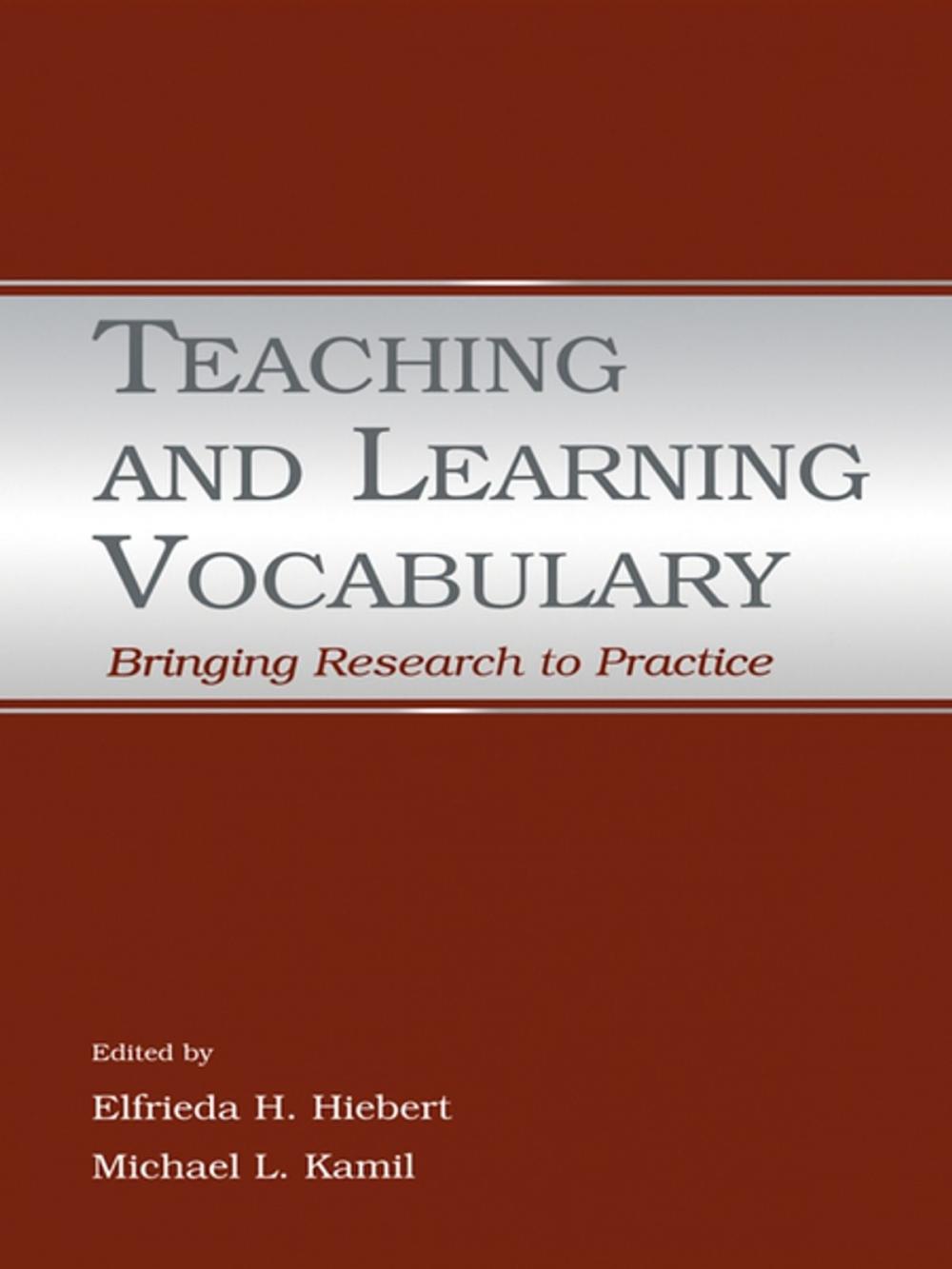 Big bigCover of Teaching and Learning Vocabulary