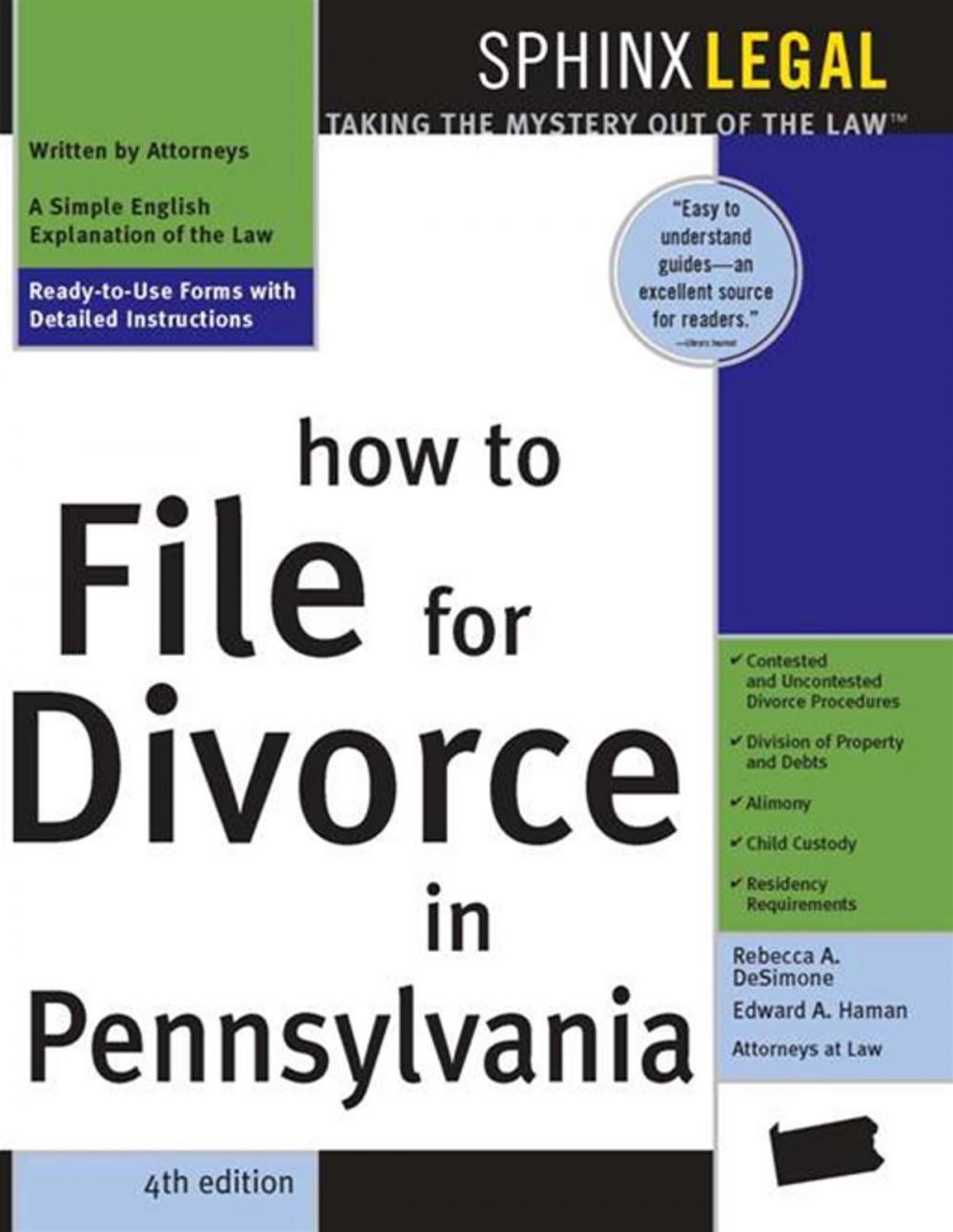 Big bigCover of How to File for Divorce in Pennsylvania