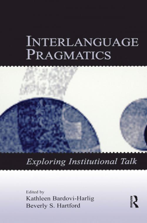 Cover of the book Interlanguage Pragmatics by , Taylor and Francis