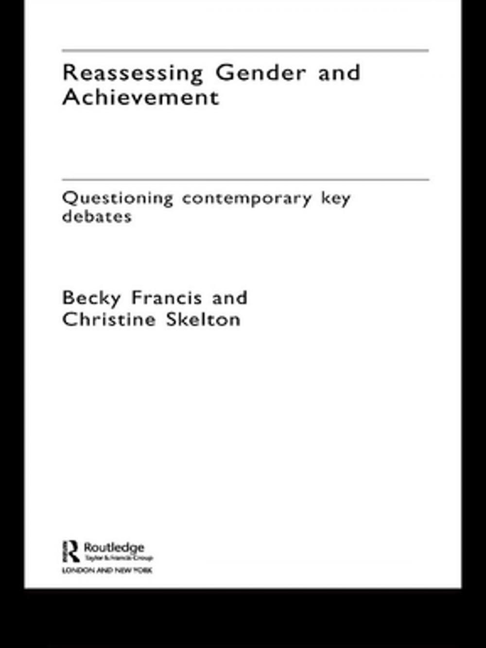 Big bigCover of Reassessing Gender and Achievement