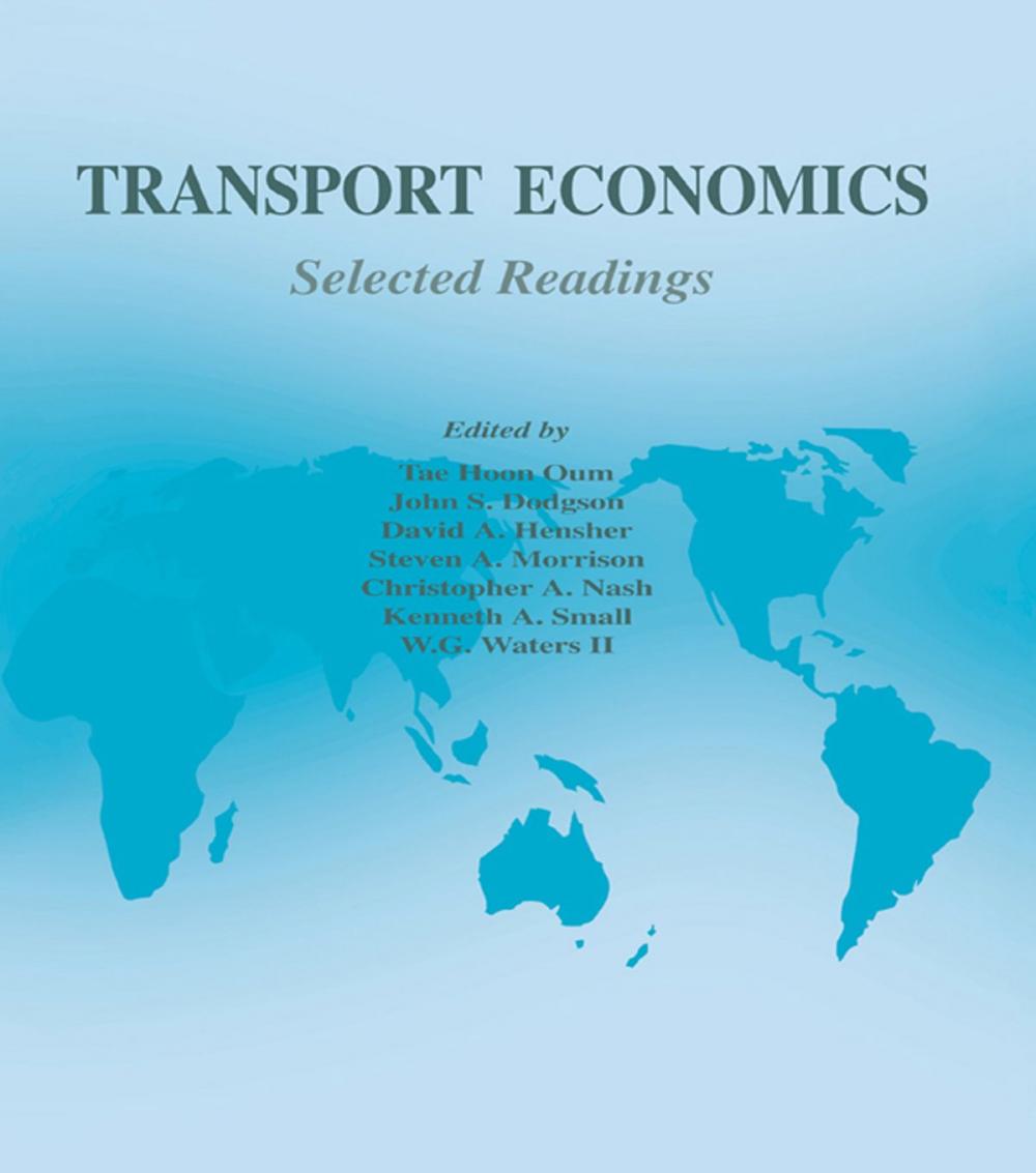 Big bigCover of Transport Economics