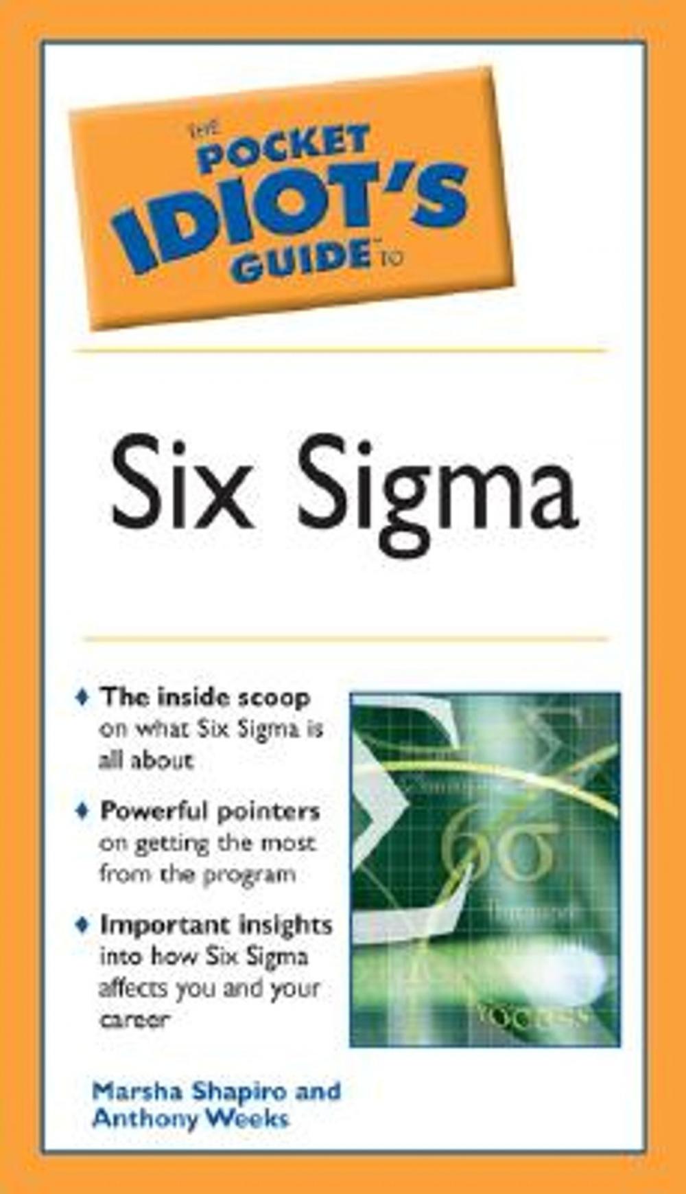 Big bigCover of The Pocket Idiot's Guide to Six Sigma