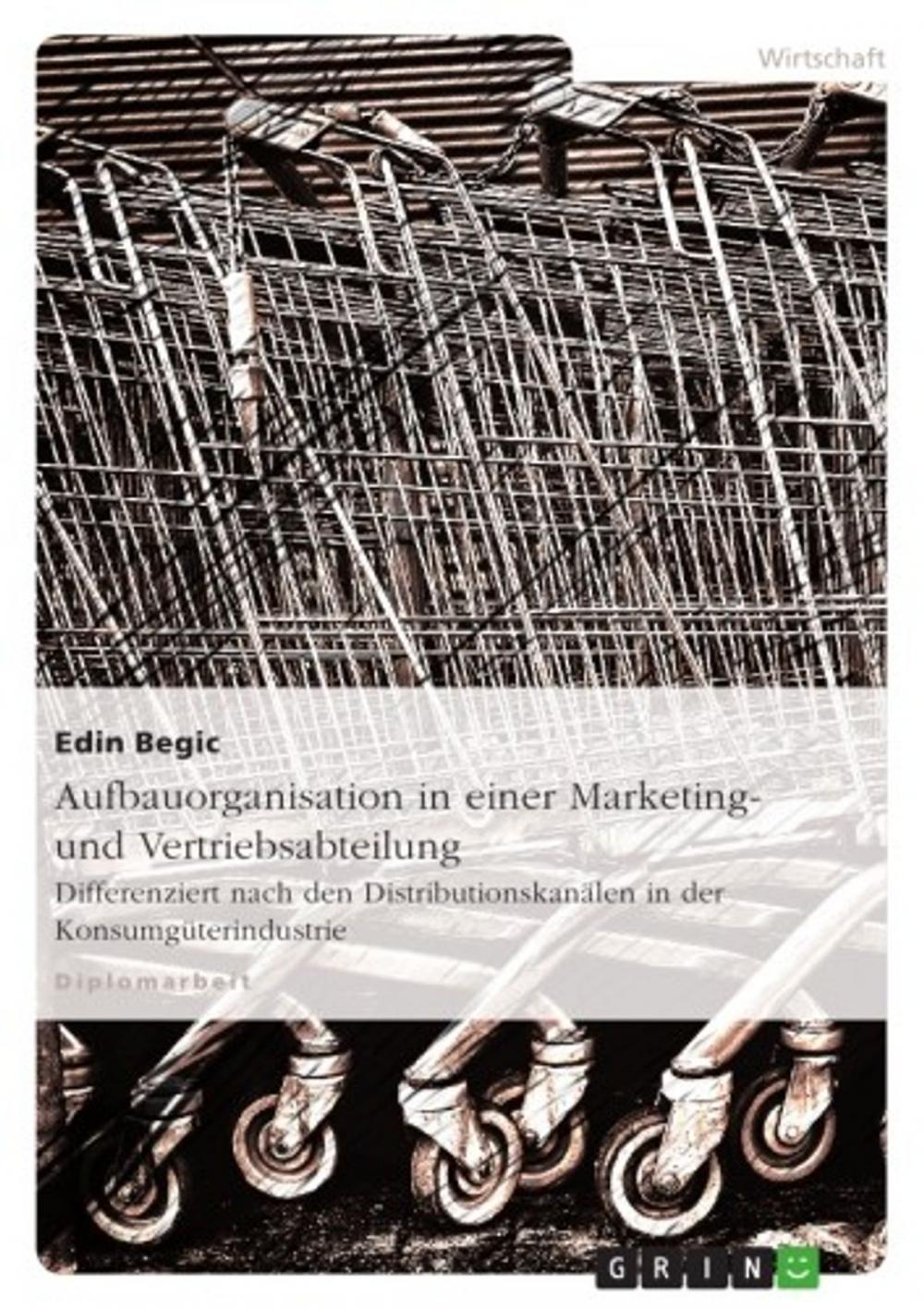 Big bigCover of Aufbauorganisation in einer Marketing- und Vertriebsabteilung